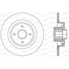 BDA2363.10 OPEN PARTS Гальмівний диск
