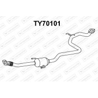 TY70101 VENEPORTE Предглушник вихлопних газів