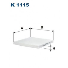K 1115 FILTRON Фільтр повітря у внутрішньому просторі