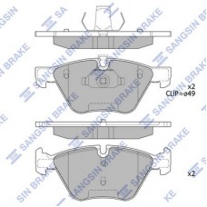 SP2159 Hi-Q Комплект гальмівних колодок дисковий гальм