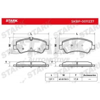 SKBP-0011237 Stark Комплект гальмівних колодок дисковий гальм
