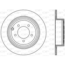 BDR2466.10 OPEN PARTS Гальмівний диск