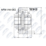 NPW-VW-002 NTY Шарнирный комплект, Привідний вал