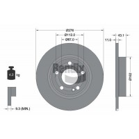 BDS2190 BENDIX Braking Гальмівний диск
