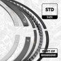 R1000100VR1 ET ENGINETEAM Комплект поршневих кілець