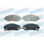 5SP566 SAMKO Комплект гальмівних колодок дисковий гальм