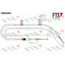 FBS02081 FTE Тросик, cтояночный тормоз