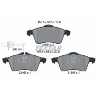 2188501 TEXTAR TEXTAR VW Гальмівні колодки передн. T4 96- (с датч.)