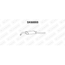 SK60055 VENEPORTE Глушник вихлопних газів кінцевий