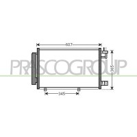 FD344C001 PRASCO Конденсатор кондиціонера
