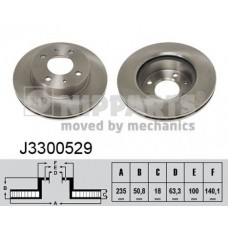 J3300529 NIPPARTS Гальмівний диск