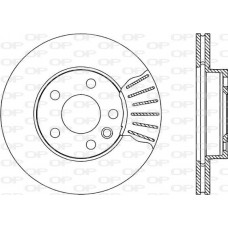 BDA1843.20 OPEN PARTS Гальмівний диск