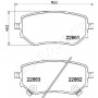 PP-0532AF JAPANPARTS Комплект гальмівних колодок дисковий гальм