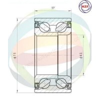 70-210033 MULTIPARTS Комплект підшипника ступиці колеса