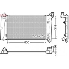DRM50110 DENSO Радіатор охолодження двигуна