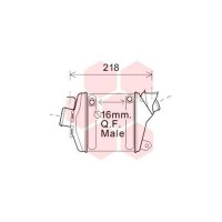 37004598 VAN WEZEL Интеркулер