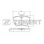 BS-1156 ZEKKERT Комплект гальмівних колодок дисковий гальм
