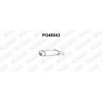 PG45043 VENEPORTE Глушник вихлопних газів кінцевий