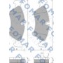 FO 443381 FOMAR Friction Комплект гальмівних колодок дисковий гальм