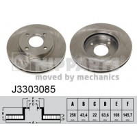 J3303085 NIPPARTS Гальмівний диск