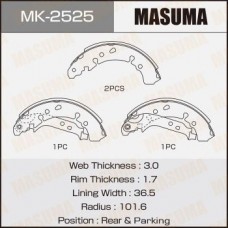 MK-2525 MASUMA Комплект гальмівних колодок