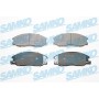 5SP859 SAMKO Комплект гальмівних колодок дисковий гальм