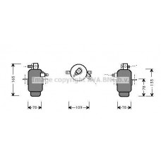 MSD006 AVA QUALITY COOLING Осушувач кондиціонера
