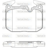 P15913.10 WOKING Комплект гальмівних колодок дисковий гальм