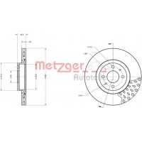 6110098 METZGER Гальмівний диск