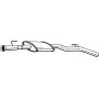 278-667 BOSAL Середній глушник вихлопних газів