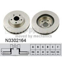 N3302164 NIPPARTS Гальмівний диск