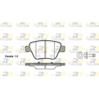 21420.00 ROADHOUSE Комплект гальмівних колодок дисковий гальм