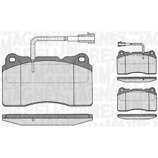 363916060121 MAGNETI MARELLI КомплеК т гальмівних колодок, дискове гальмо