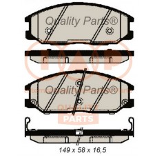 704-07085 IAP QUALITY PARTS Комплект гальмівних колодок дисковий гальм