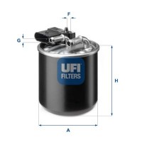 24.194.00 UFI Паливний фільтр
