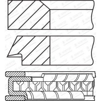 WG2171356 WILMINK GROUP Комплект поршневих кілець