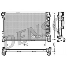 DRM17043 DENSO Радіатор охолодження двигуна
