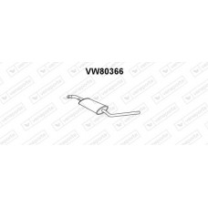 VW80366 VENEPORTE Предглушник вихлопних газів