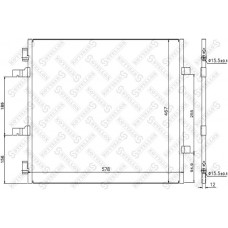 10-45631-SX STELLOX Конденсатор кондиціонера