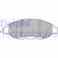 LP3278 DELPHI Комплект гальмівних колодок дисковий гальм