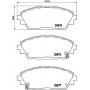 P 49 050 BREMBO КомплеК т гальмівних колодок, дискове гальмо