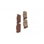 KBP-6601 KAVO PARTS Комплект гальмівних колодок дисковий гальм