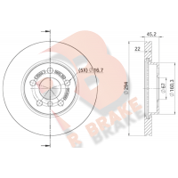 78RBD20046 R BRAKE Гальмівний диск