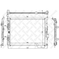10-26589-SX STELLOX Радіатор охолодження двигуна