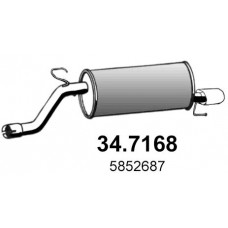 34.7168 ASSO Глушник вихлопних газів кінцевий