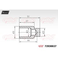 72930027 MAXTECH Поршень корпус скоби гальма