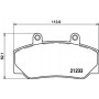 8DB355019031 HELLA BOSCH  VOLVO Колодки тормозные передние 740-780 BENDIX