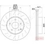 DI-051C JAPANPARTS Гальмівний диск
