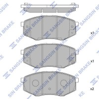 SP1374 Hi-Q Комплект гальмівних колодок дисковий гальм