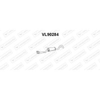 VL90284 VENEPORTE Предглушник вихлопних газів